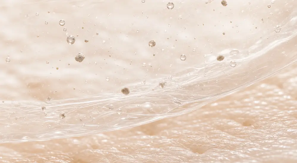 Exfoliation lifting away dead cells