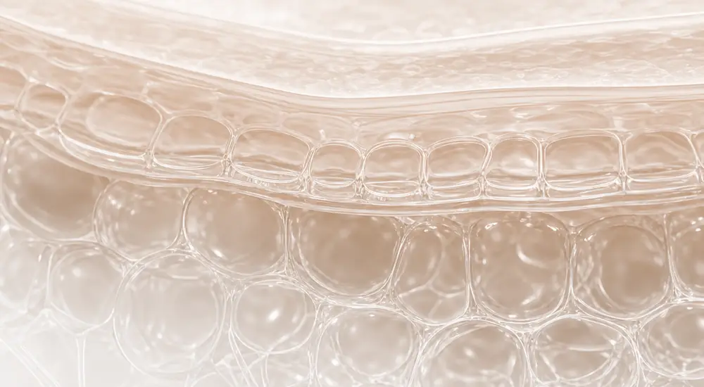 Renewed skin structure
