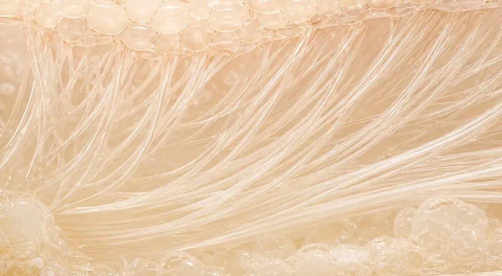 Collagen rebuilding over the following weeks
