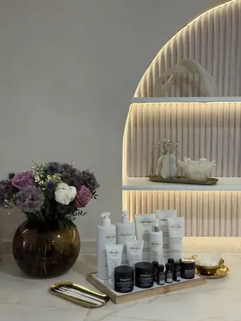 ARC skincare products display